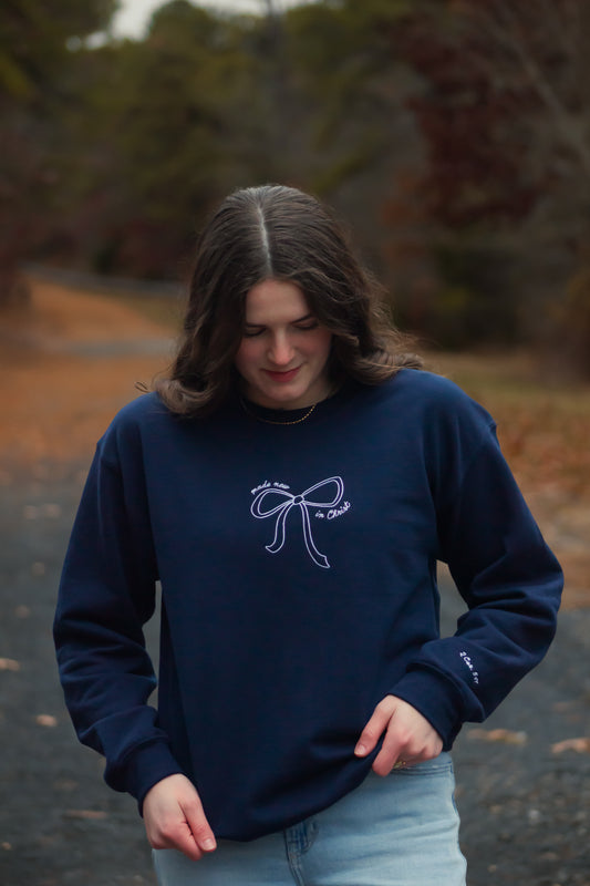 Made New Embroidered Crewneck