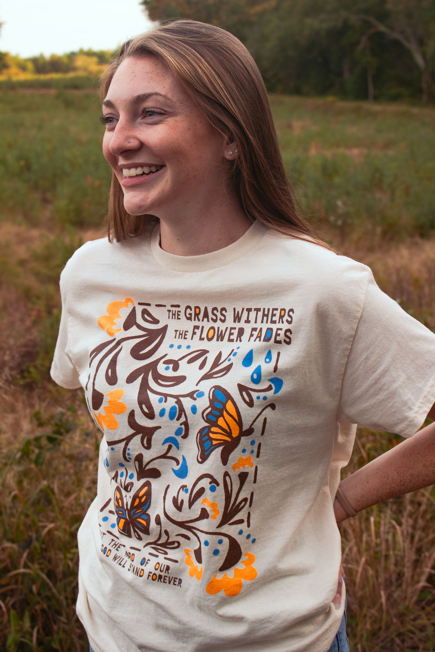 The Grass Withers Tee