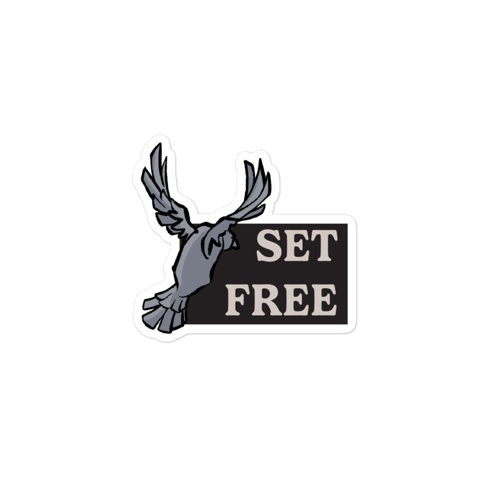 Set Free Cut Sticker