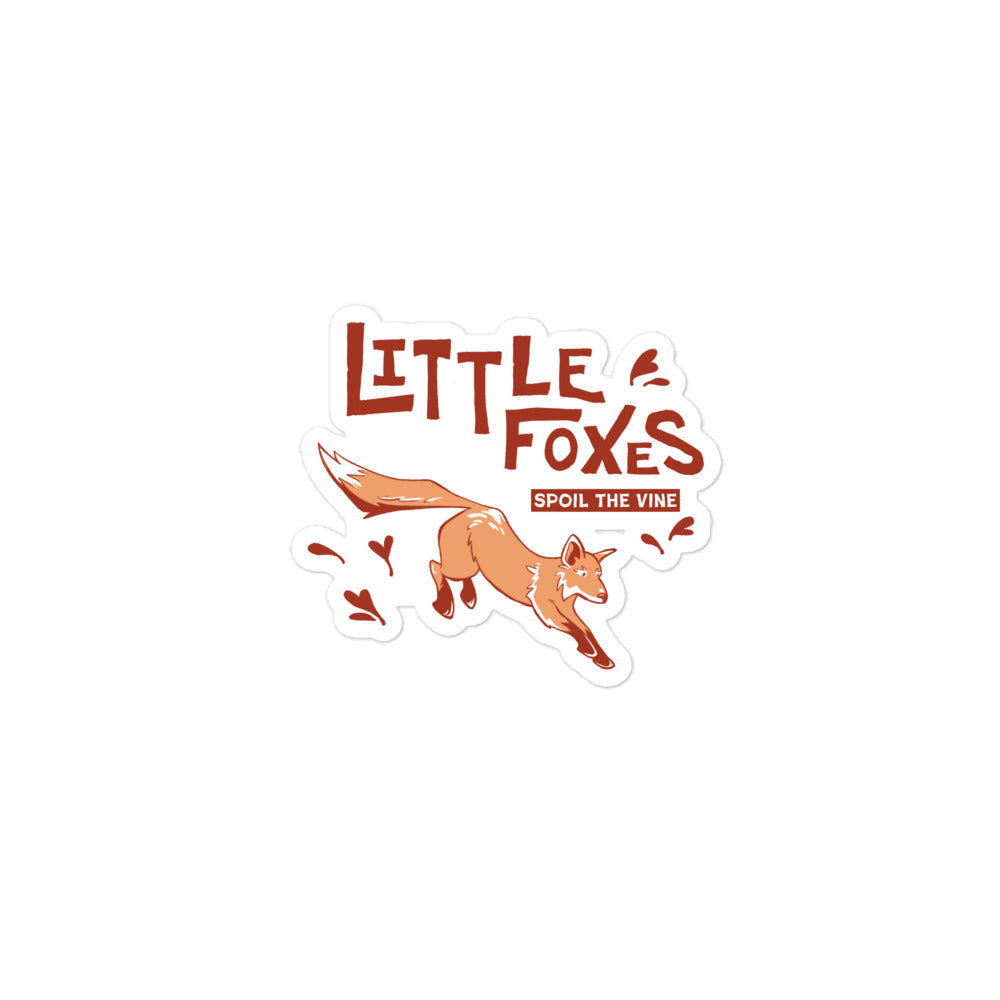 Little Foxes Sticker