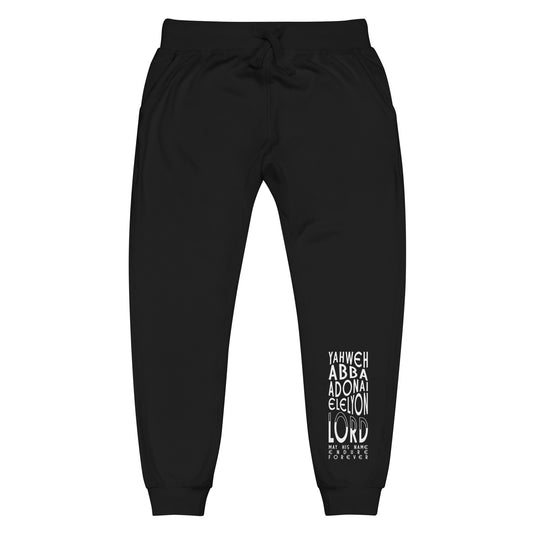 May His Name Endure Forever Fleece Sweatpants